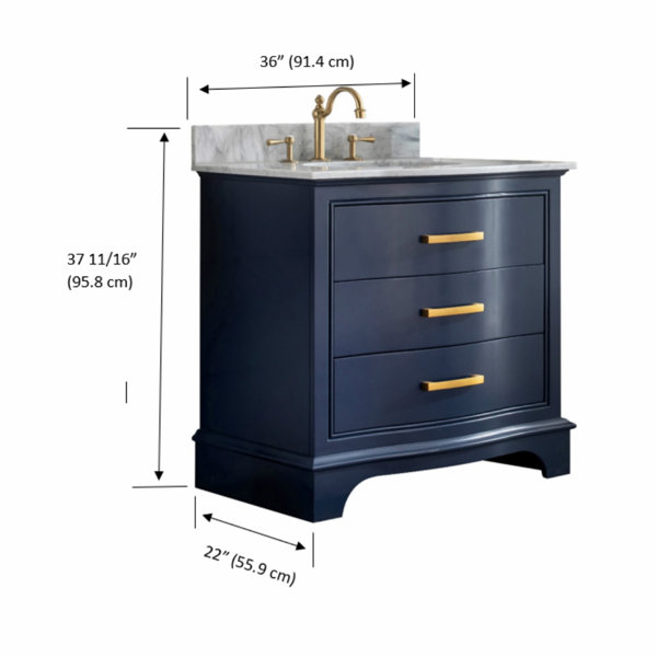 Andover Mills™ Goleta 36" Single Bathroom Vanity Set & Reviews Wayfair